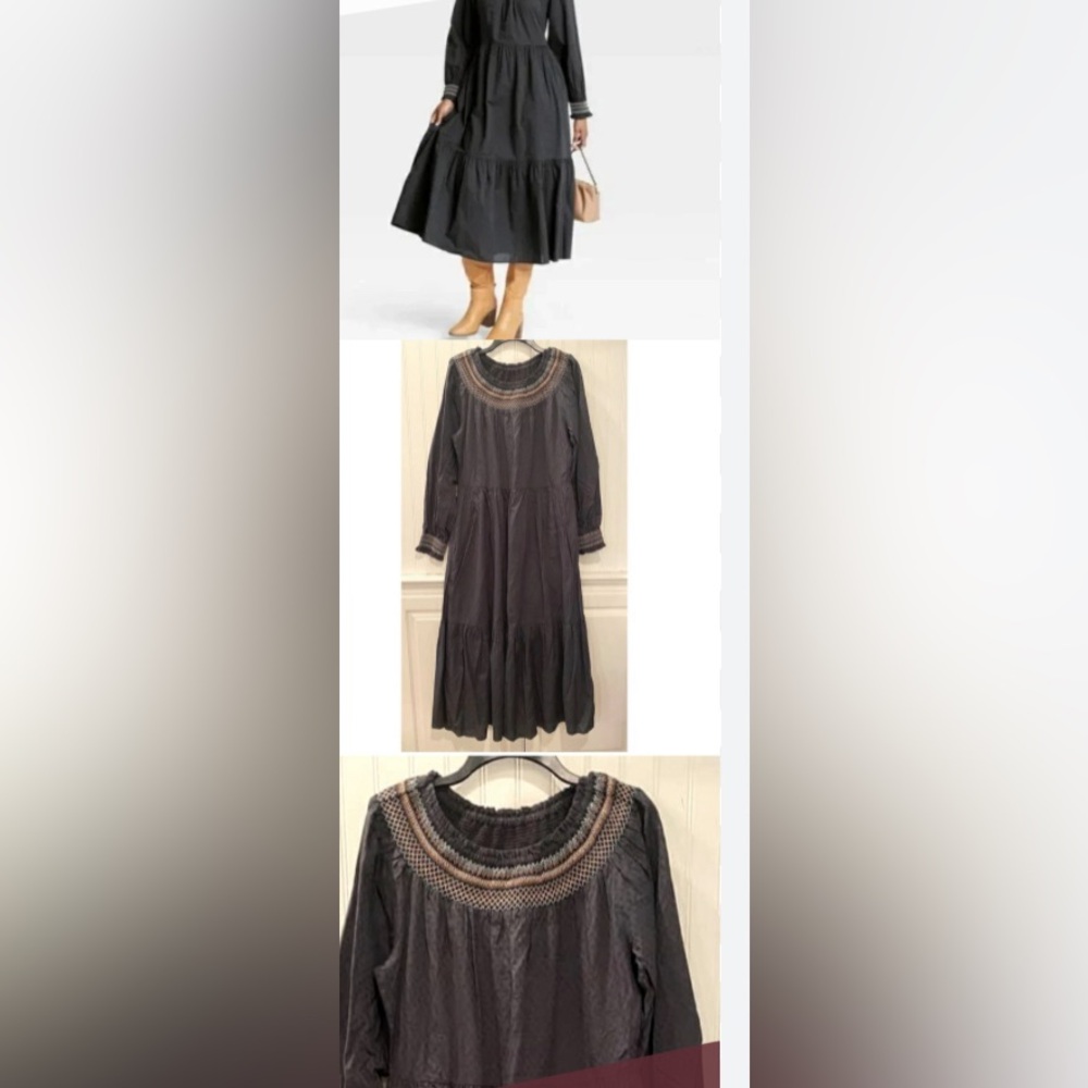 UNIVERSAL THREAD DRESS-black - Picture 3 of 11